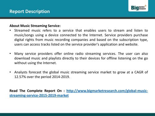 2019 Global Music Streaming Service Market-Trends and Their Impact