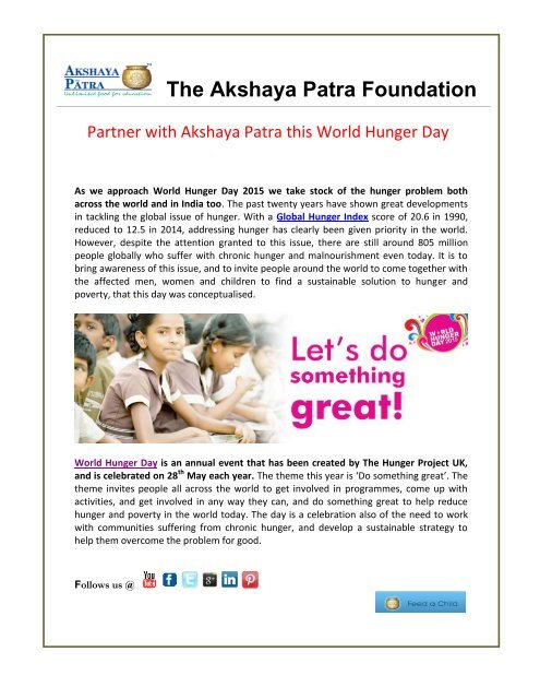 The Akshaya Patra Foundation