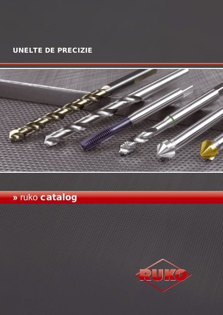 Catalog unelte de precizie RUKO