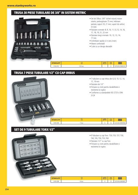 Catalog scule de mână STANLEY