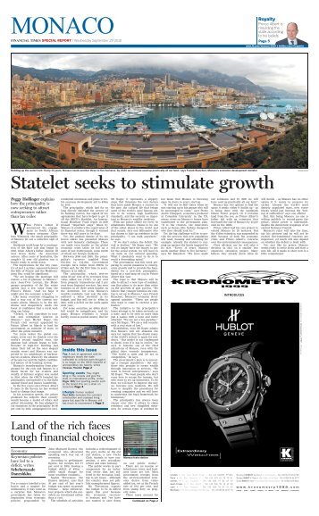 Statelet seeks to stimulate growth - Financial Times
