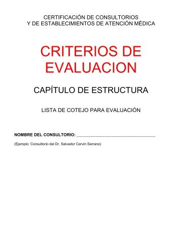 Certificación del Consultorio - Sociedad mexicana de Oftalmología