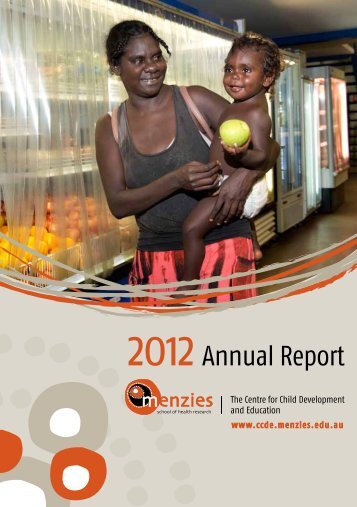 CCDE Annual Report 2012 - The Centre for Child Development ...