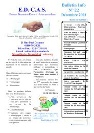 edcas.41@wanadoo.fr Site médical et Paramédical