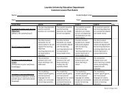 Lesson Plan Rubric