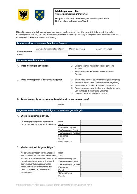 de brief - Gemeente Bussum