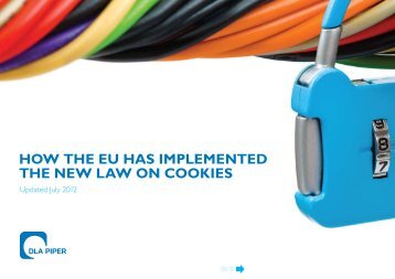 How tHe eU Has implemented tHe new law on Cookies - DLA Piper