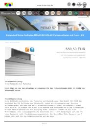 Bubendorff Solar Rollladen MONO ID2 - elektrischer Rollladen mit Funkmotor