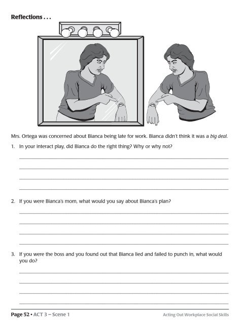 ACTING OUT Workplace Social Skills - Student Book SAMPLE