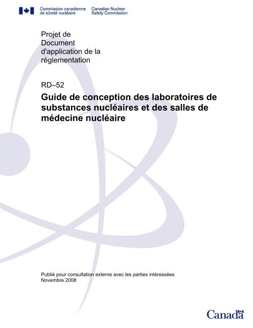 Guide de conception des laboratoires de substances nucléaires et ...