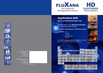 calibration packages - Fluxana