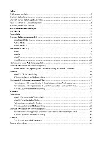Fünftsemester (neue PO) - Universität Flensburg