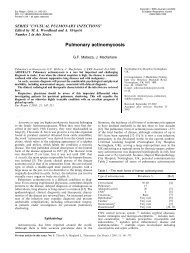 Pulmonary actinomycosis - European Respiratory Journal