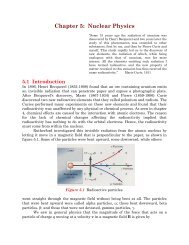 Chapter 5: Nuclear Physics - Farmingdale State College
