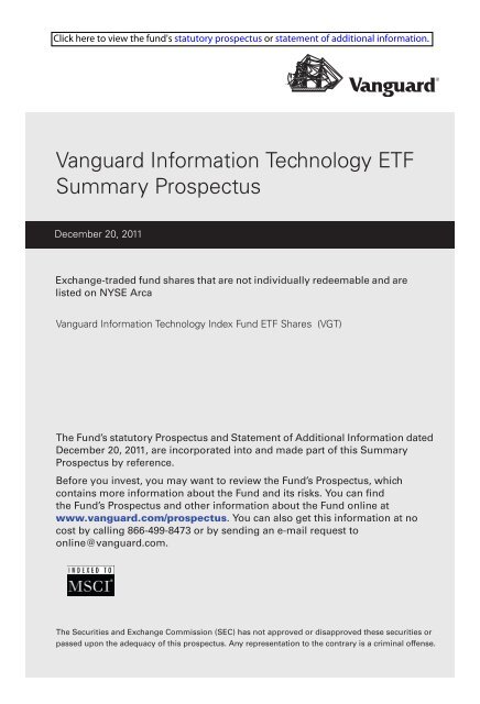 Vanguard Information Technology ETF Summary Prospectus s-p-500-stocks-ranked-by-dividend-yield-2022