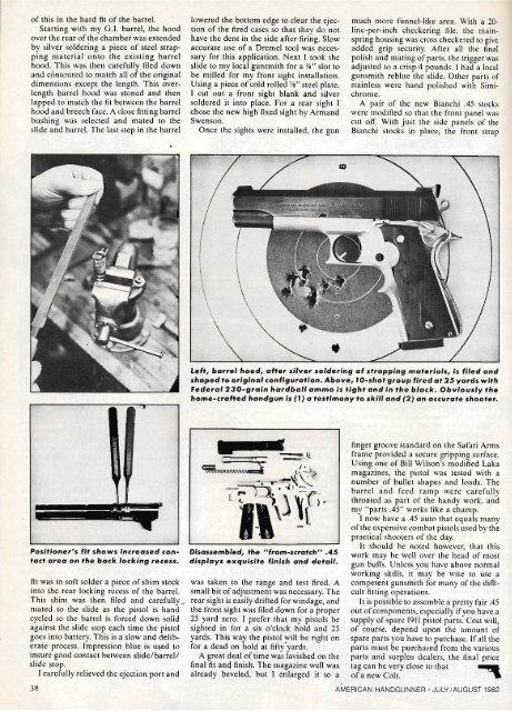 American Handgunner July/August 1982