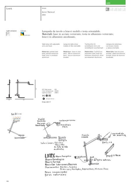 Artemide Leuchtenkonzept