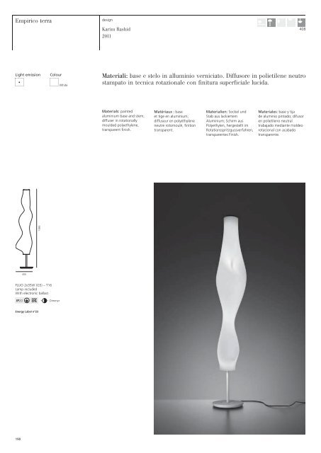 Artemide Leuchtenkonzept