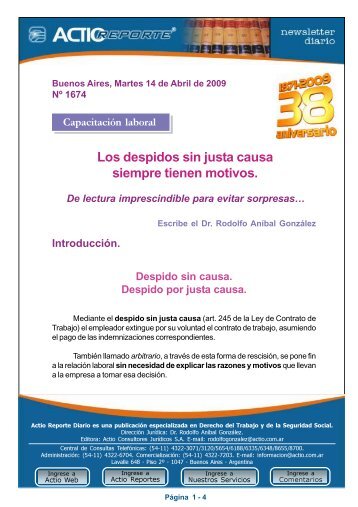 Motivos De Despido Motivos De Despido