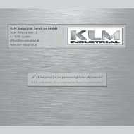 KLM Imagebroschüre