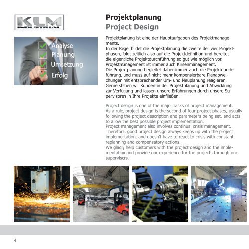 KLM Imagebroschüre