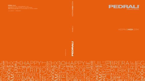 Pedrali Keeping High Katalog 2014