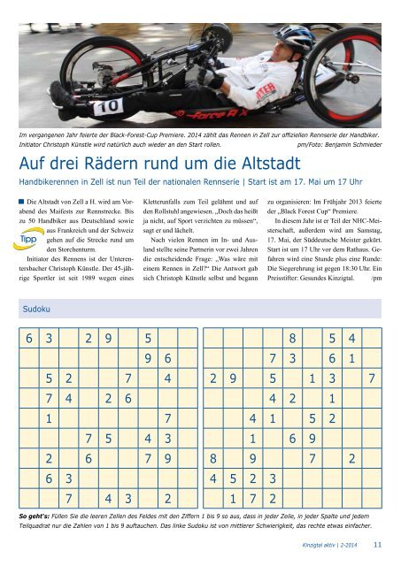 Kinzigtal Aktiv 1/2014