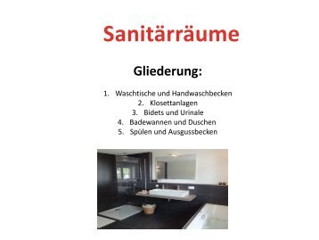 Sanitärräume