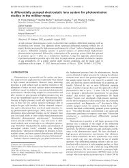 A differentially pumped electrostatic lens system for ... - inquimae