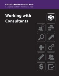 Working with Consultants - Strengthening Nonprofits
