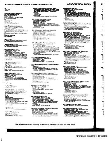 association index - Legacy Tobacco Documents Library