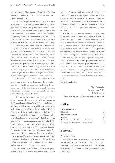 Associação Brasileira de Estatística - ABE