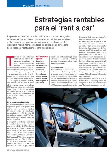 Estrategias rentables para el 'rent a car' - Amadeus