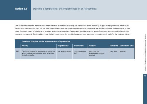 Action Plan for People Management in the Health Service