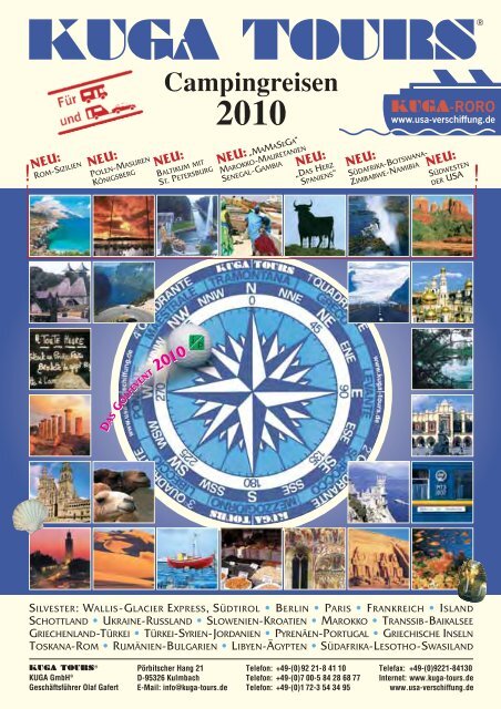 Campingreisen 2010 - Kuga Tours
