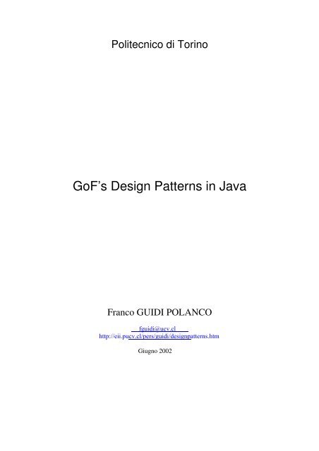 Gof's Design Patterns in Java