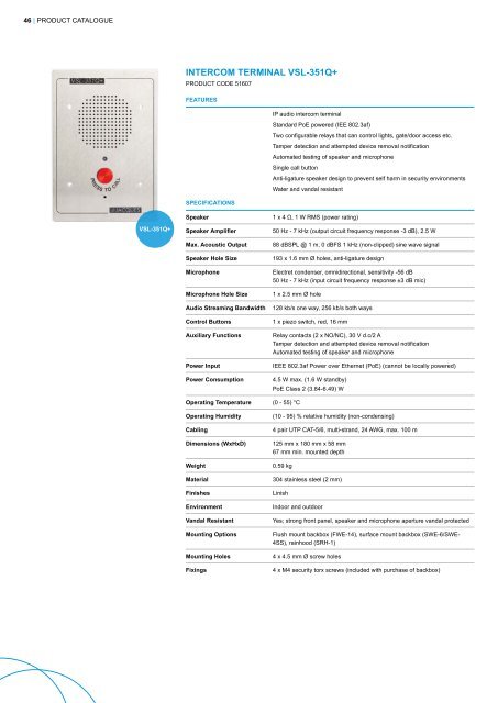 Product Catalogue | 2015