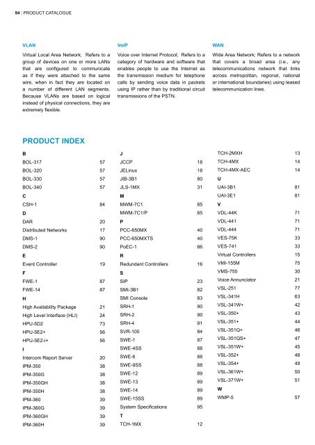 Product Catalogue | 2015