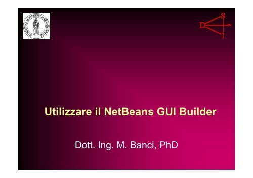 Utilizzare il NetBeans GUI Builder