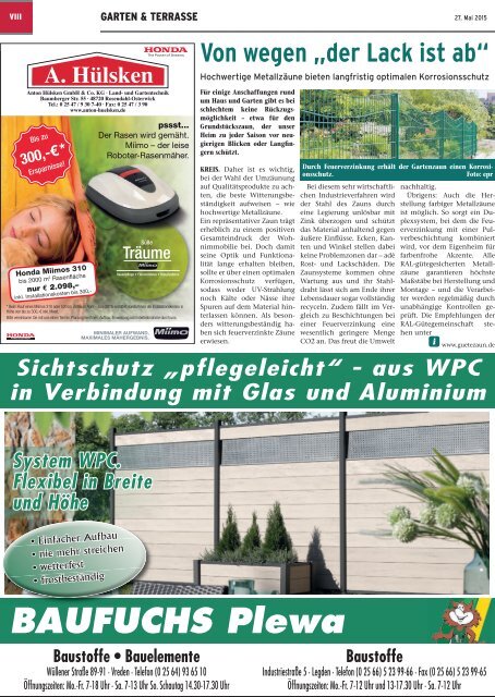 IMMOBILIEN-Magazin Mai 2015