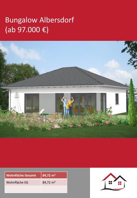 Bungalow Hauskatalog