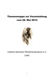 Themenmappe - Informationsaustausch mit dem MLR