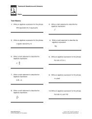 Teamwork Questions and Answers Name Team Mastery 1 ... - CTE