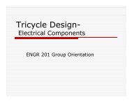 Electric Tricycle Design - The Collaboratory