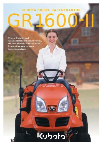 Kubota Rasentraktor GR1600-II