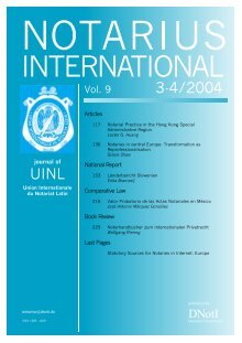 Articles Notarius International