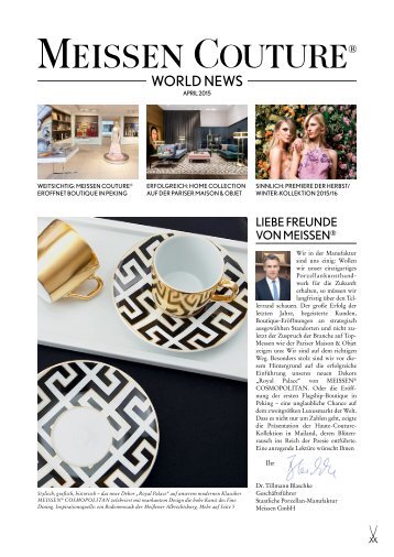 MEISSEN COUTURE WORLD NEWS 01-2015