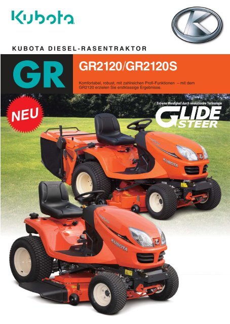 Kubota Rasentraktor Gr2120 Gr2120 S