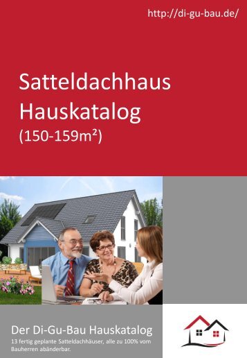 Satteldachhaus Hauskatalog (150-159m²)