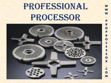 Kitchen Equipment Supplier USA- Proprocessor